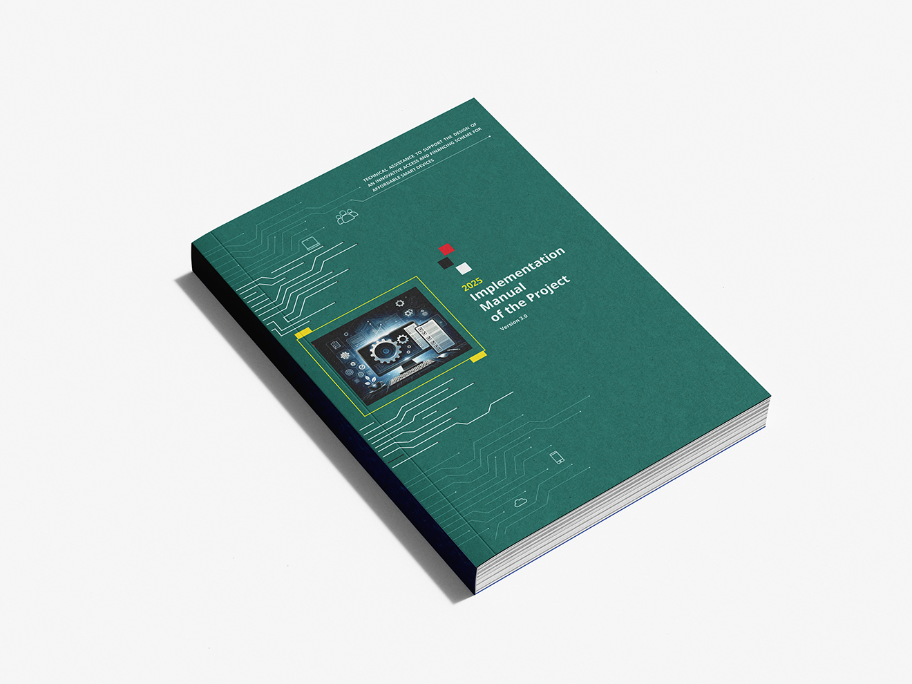 capa do relatorio do Manual de Implementação do Projeto smart devices