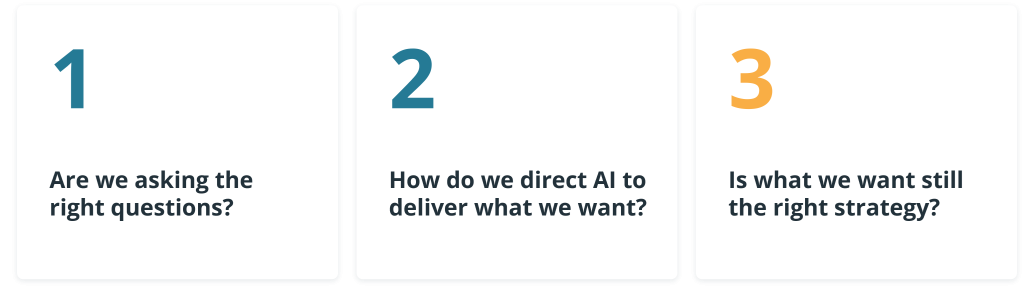 Leading with AI: three questions