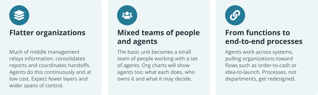 New organizational structure
